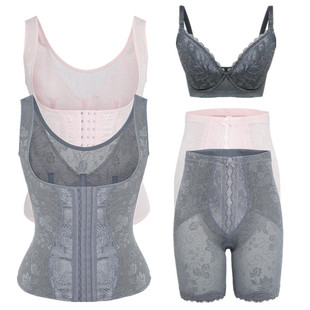 五分中裤 分体腰背夹塑身衣短三分裤 提臀收腹 经典 莱特同厂纤Y夏季