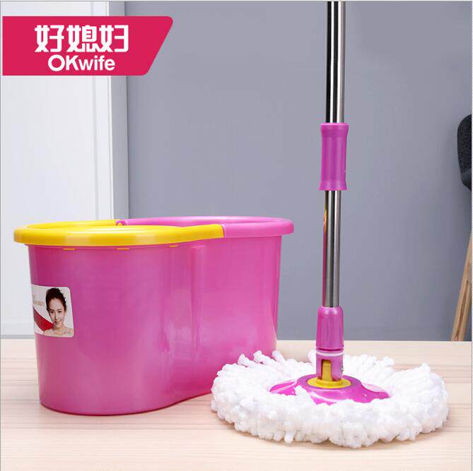 大号桶 旋转拖把桶 双驱动 旋风桶 自动 家用 手压式拖地桶墩布桶