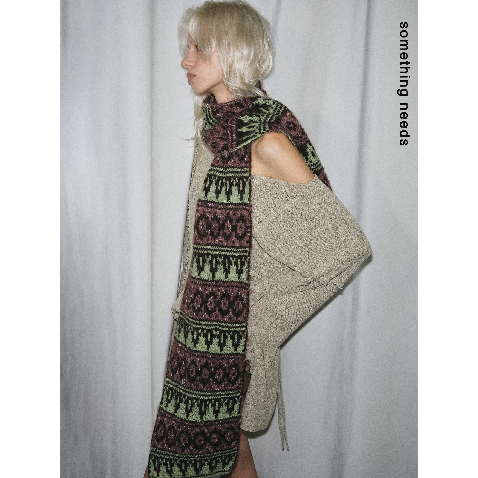 民族风图腾几何围巾保暖抵寒