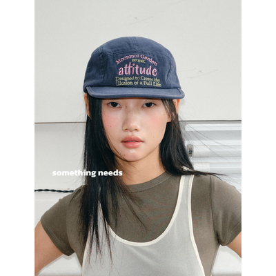 美式街头感字母刺绣棒球帽