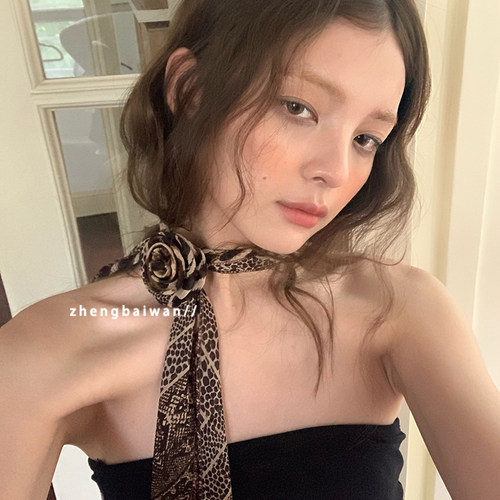 复古丝巾女春夏百搭韩系