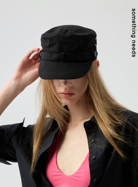 郑佰万 时髦复古平顶帽女春秋高级感个性百搭马术帽出片报童帽潮