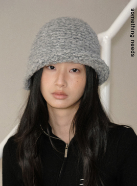 郑佰万 宝藏公开！含羊毛针织卷边盆帽女秋冬显脸小百搭渔夫帽女