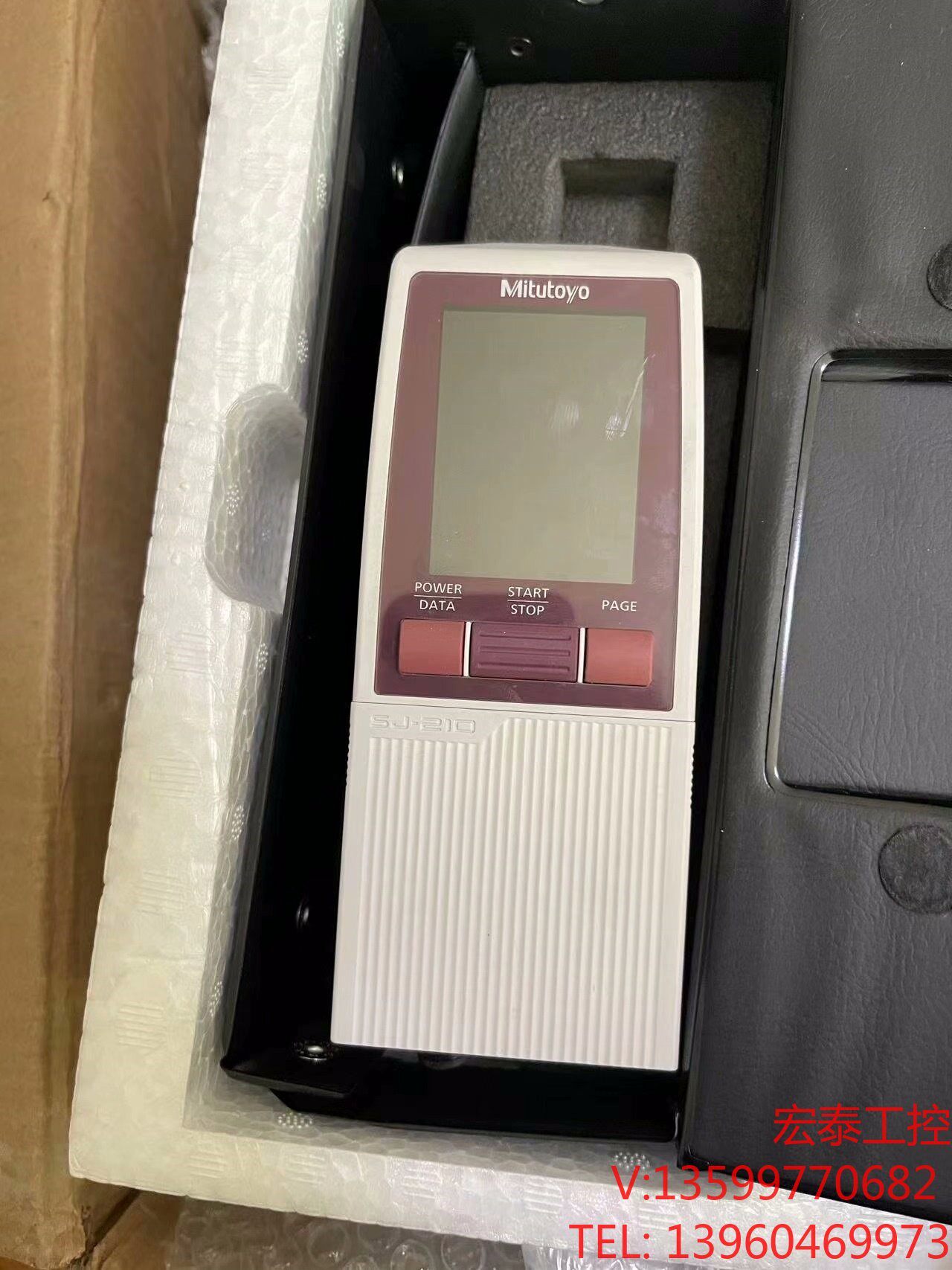 (宏泰工控)99新日本三丰粗糙度仪sj-210光洁度测试仪精度如新私