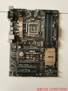 华硕 Z97-K／USB  3.1 主板 带m2接口支持系统