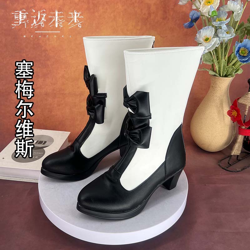 重返未来1999 塞梅尔维斯cosplay鞋少女萝莉动漫漫展游戏演出鞋定