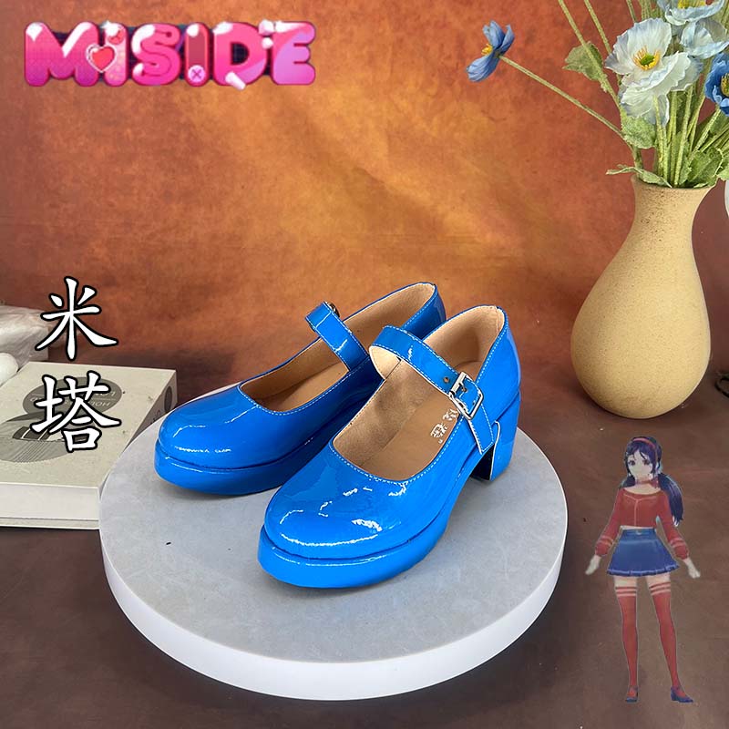 miside 米塔cosplay鞋少女萝莉动漫漫展游戏演出鞋定制