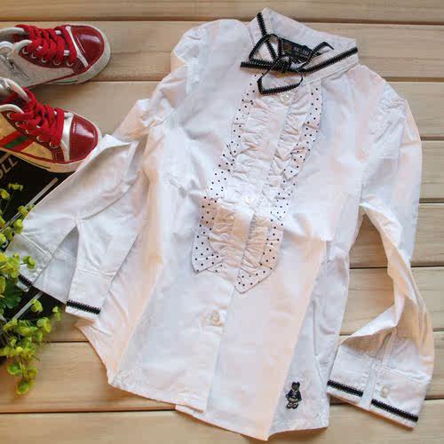 Chemise fille à manche longue - Ref 2086656 Image 1