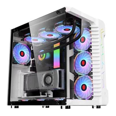 e3 1231V3/2666V3水冷台式电脑主机GTX1060/580三角打瓦10核吃鸡