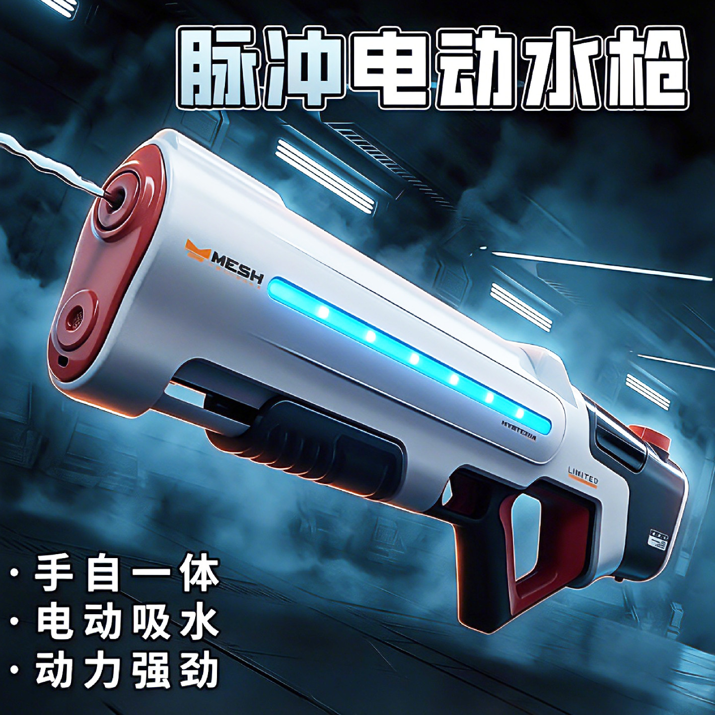 汇迪高压脉冲电动水枪玩具