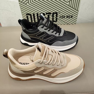 时尚 休闲鞋 男皮面运动鞋 大东男鞋 老爹鞋 新款 男鞋 1091 2026春季