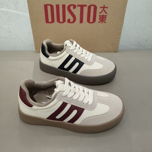 时尚 新款 休闲鞋 女士运动鞋 3735 大东加绒女鞋 防滑德训鞋 2025东季