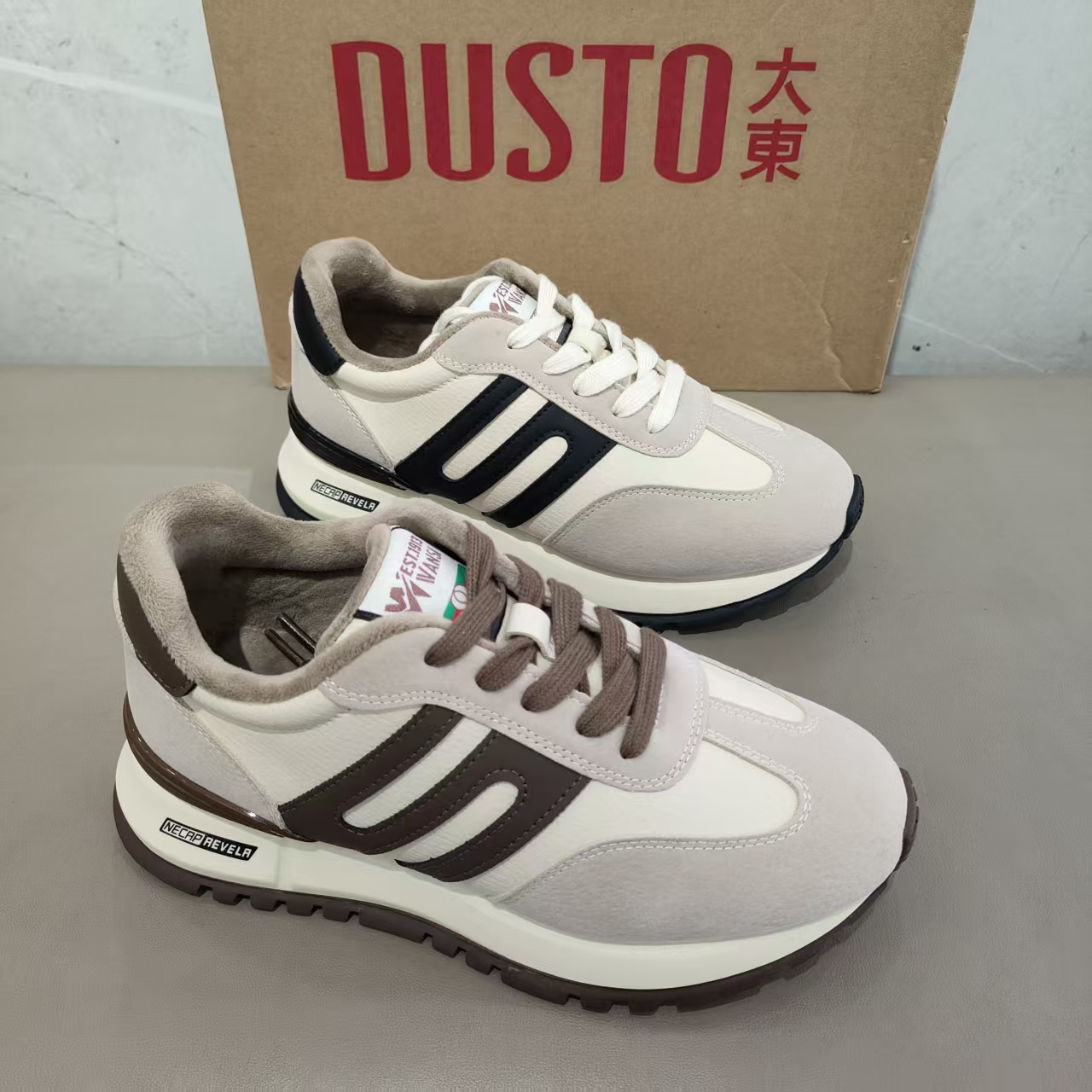 大东加绒阿甘鞋2025冬季新款时尚简约百搭舒适轻便女士运动鞋3738