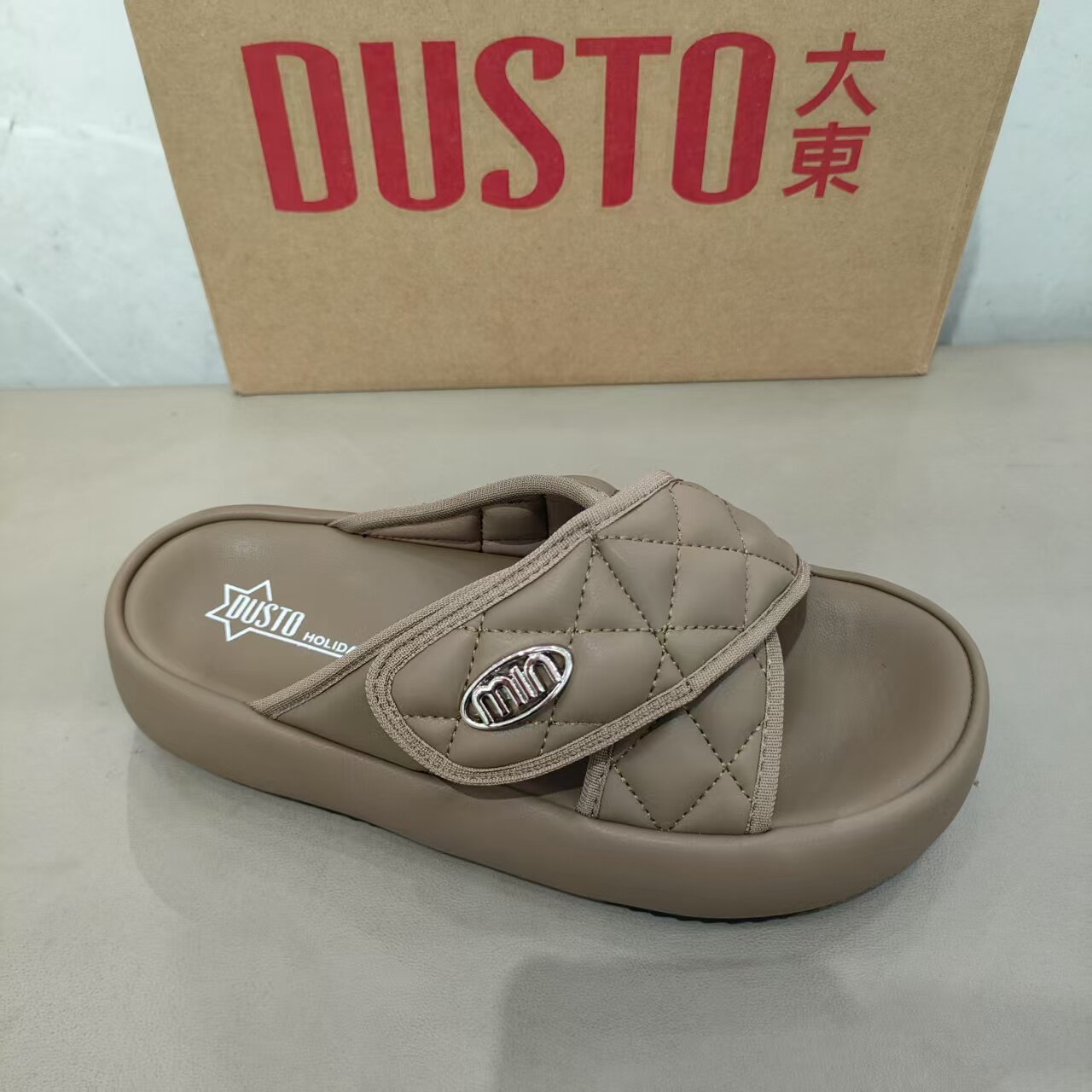 大东一字拖女鞋2025夏季新款时尚休闲简约厚底运动鞋女潮鞋X1212