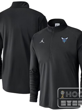 Jordan Brand 夏洛特黄蜂 半开胸 拉链卫衣 帽衫 教练款24-25赛季