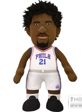 Bleacher Creatures 费城76人 恩比德 白色 10寸布偶 公仔布娃娃
