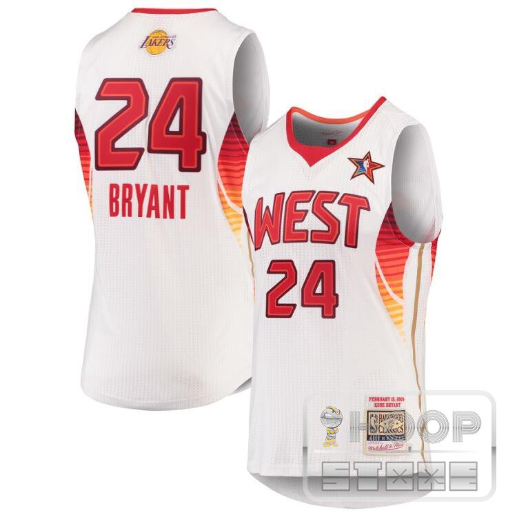 Mitchell&Ness 科比湖人球衣 2009年全明星AU版球员版刺绣球衣