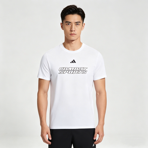 adidas阿迪达斯2026新款白黑男女健身运动t恤衫短袖CLTS26CS1-WB