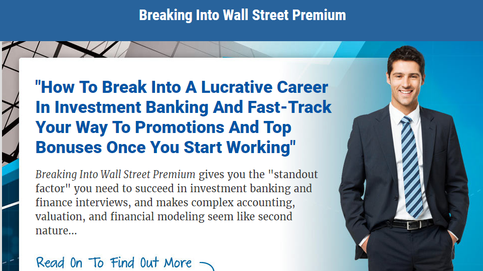 Break/Breaking Into Wall Street/Wallstreet BIWS 投行面试金融