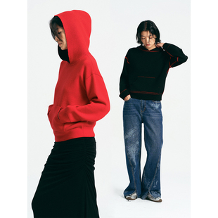 hoodie 野裁「双频信号」两面穿双色羊毛帽衫 Wild Trims