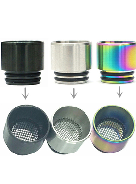 810通用滴嘴防榨油带不锈钢网吸嘴不锈钢彩虹滴嘴810烟嘴