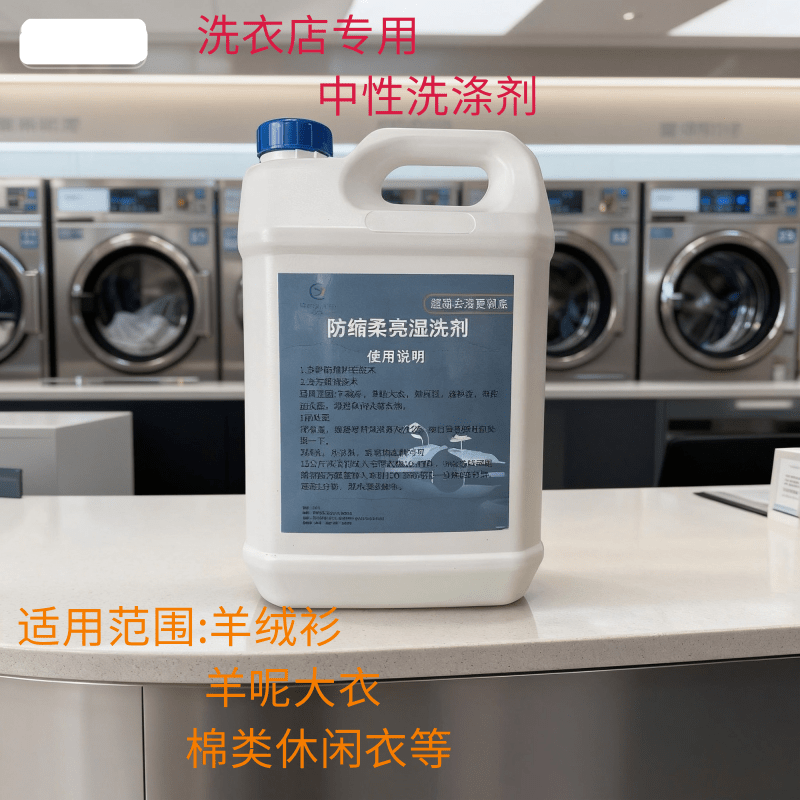 洗衣店专用防缩柔丽湿洗剂羊毛真丝专用中性洗涤剂去油去污