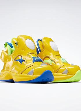 Reebok锐步Pump Fury小黄人男女孩婴幼儿小童鞋运动学步鞋FY3405