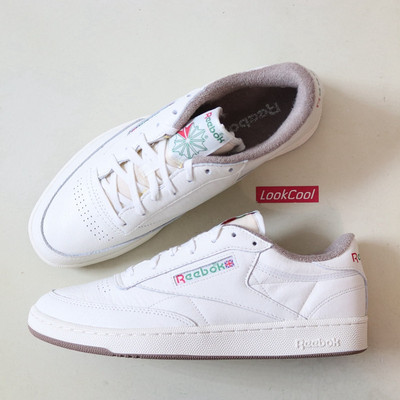 锐步ClubC85男女经典小白鞋板鞋