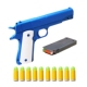 模型枪柯尔特软弹下供弹男孩玩具枪 M1911玩具软弹枪 手铐玩具套装