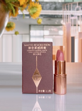 CT摩登雾感口红唇膏1.1g 枕边话 丝绒豆沙伪素颜持久哑光小样