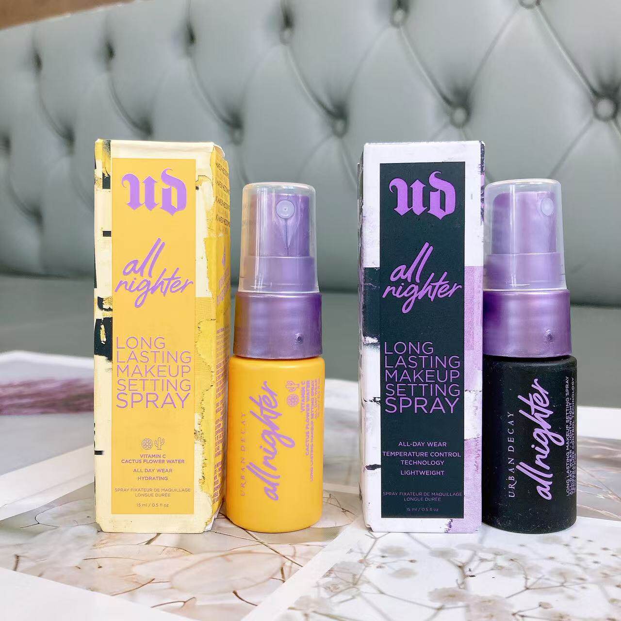 Urban Decay长效定妆喷雾15ml保湿/控油版衰败城市持久定妆试用装