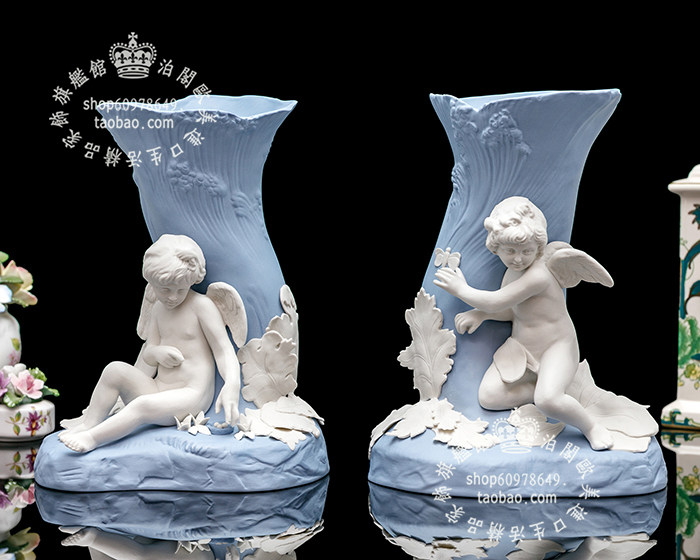 wedgwood装饰欧式陶瓷摆件花瓶