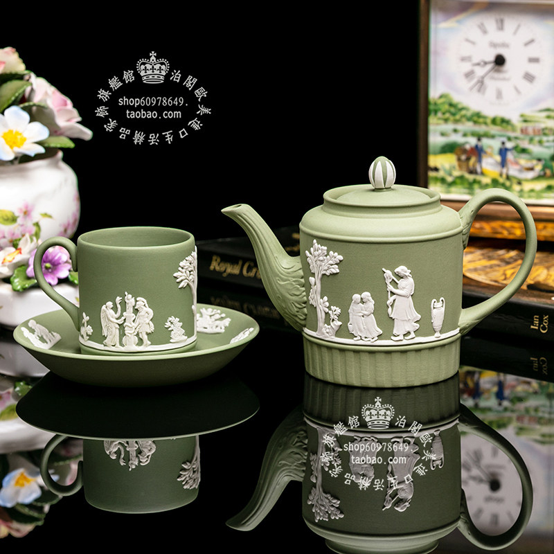 英国Wedgwood手工陶瓷浮雕咖啡杯