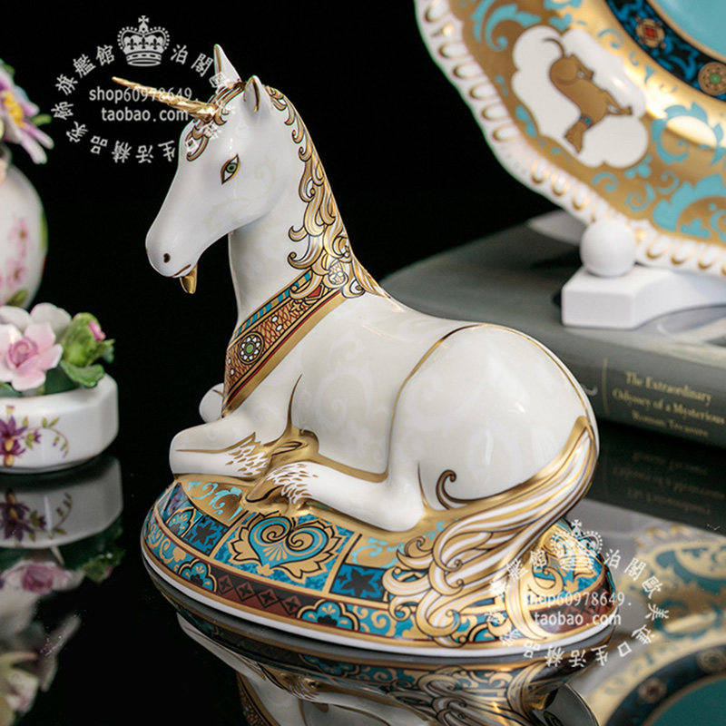 derby骨瓷摆件祝福装饰礼物英国