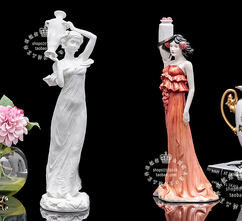 限量250英国 Minton 2005年希腊女神客厅电视柜艺术装饰陶瓷摆件