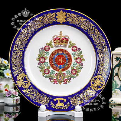 裝飾欧式英国Spode限量瓷盘皇家