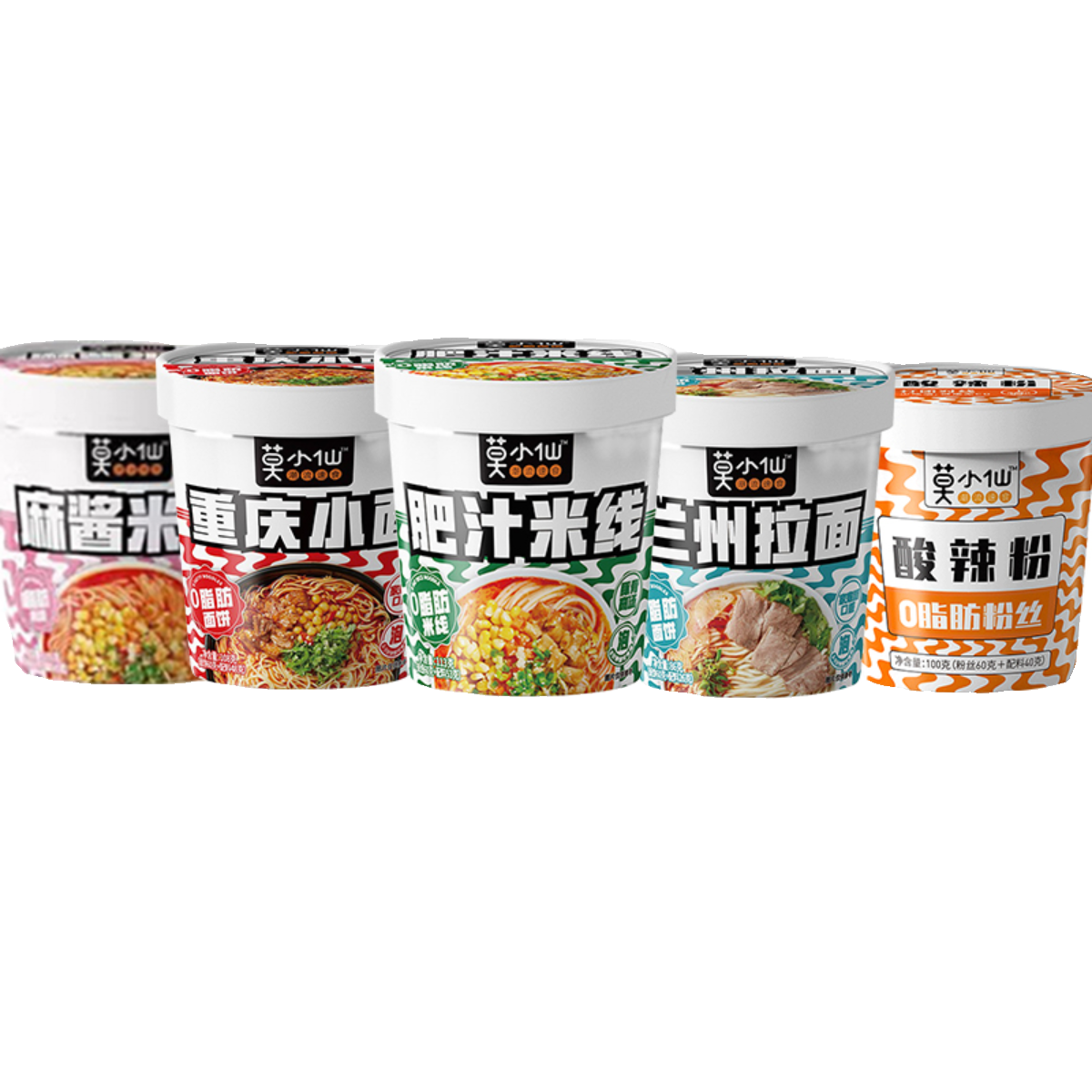 莫小仙酸辣粉重庆小面肥汁麻酱米线6桶装冲泡速食,粮油调味/速食/干货/烘焙,方便粉丝/粉条,淘宝优惠券,粉丝福利购,淘宝优惠卷