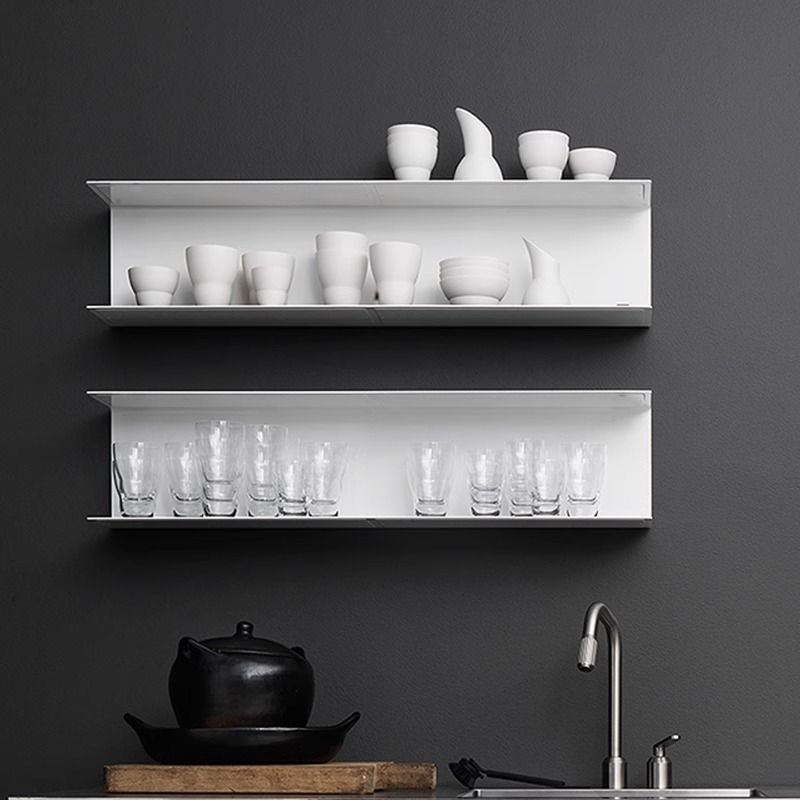 铁艺墙上一字隔板置物架墙壁展示架客厅电视墙壁挂架卧室挂墙书架