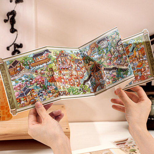 穿越名作系列3D穿越名著装饰贴纸