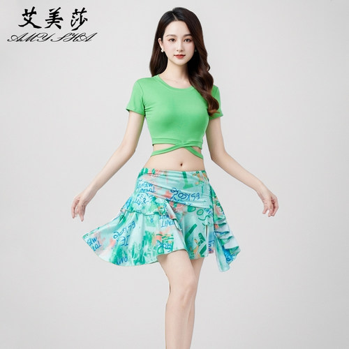 肚皮舞2026春夏新款短裙练功服