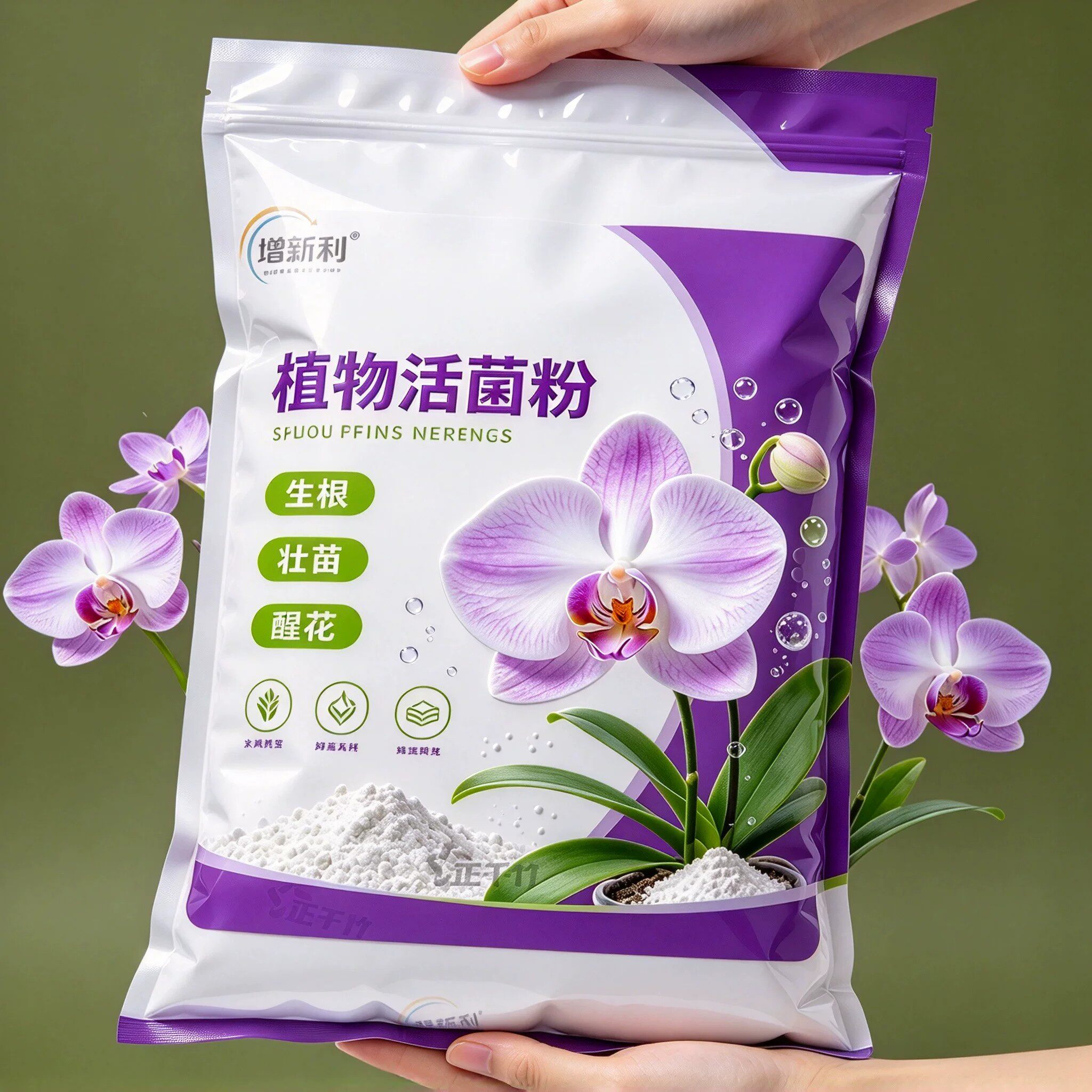 植物活菌粉兰花专用微生物菌剂养根壮根防烂根正品有益菌养花高效