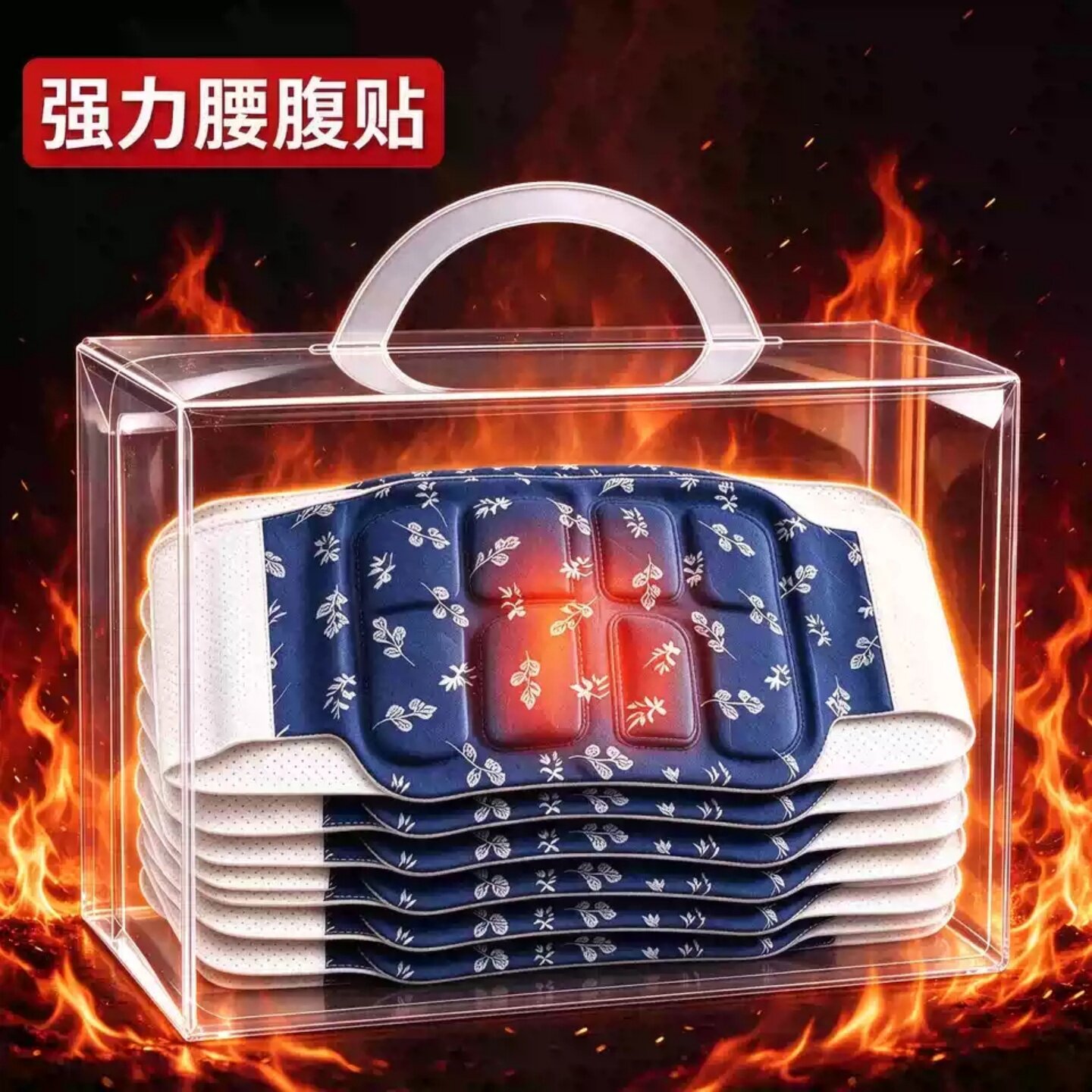 自发热护腰带热敷贴暖腰贴暖腹贴大姨妈艾草蒸汽热敷暖肚子温贴