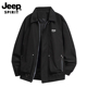 夹克春季 美式 复古运动棒球服宽松工装 JEEP吉普男士 飞行员外套男款