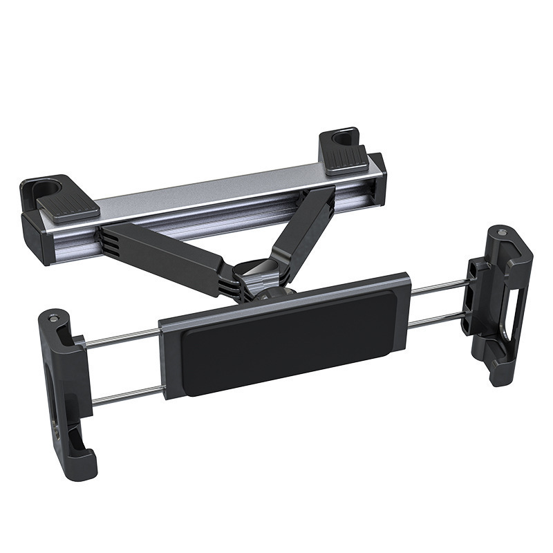 新款车载平板支架汽车后排伸缩手机支架车载车后枕支架手机平板架