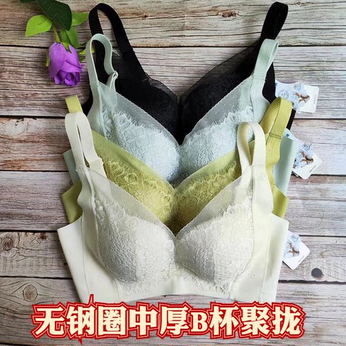 秀脉6616无钢圈亲样棉柔软内衣