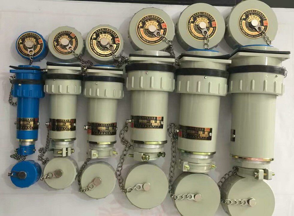 三相五线固定式防爆航空插头插座无火花防爆连接器防爆插头插座