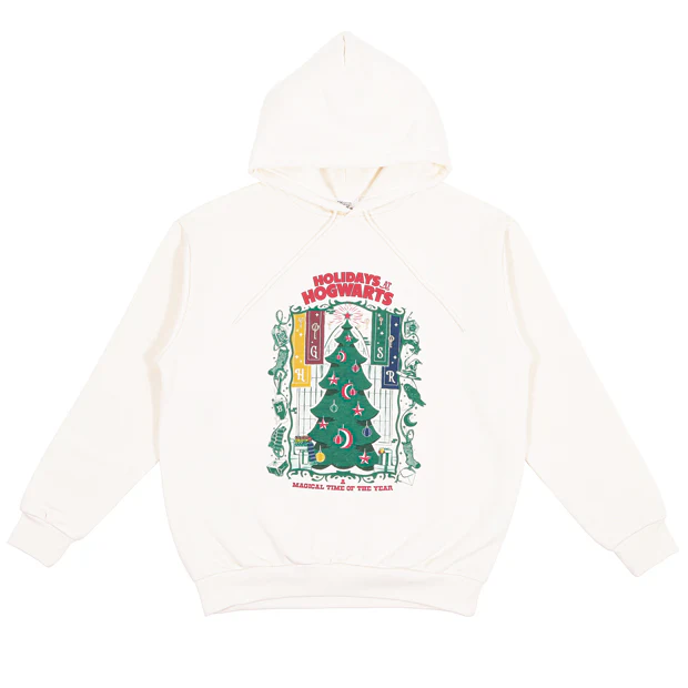 现货日本大阪usj环球影城哈利波特圣诞节限定圣诞树连帽卫衣外套