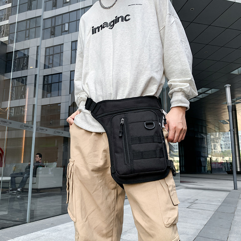 青年方形竖款拉链单肩包牛津纺休闲纯色迷彩腰包骑行旅游腿包斜跨,箱包皮具/热销女包/男包,男士包袋,淘宝优惠券,粉丝福利购,淘宝优惠卷