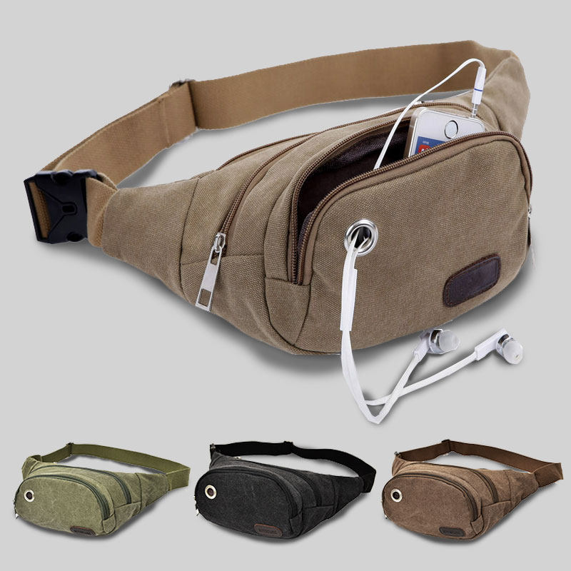 Men pockets Canvas chest pack Sports & Leisure Mobile Wallet Take it with you One shoulder Mini Small bag Outdoor Tourism Ladiesin the Leather/Lady bags/Men's bag, Men's bags  category - from Buy2taobao.com to provide professional Taobao agent buy service