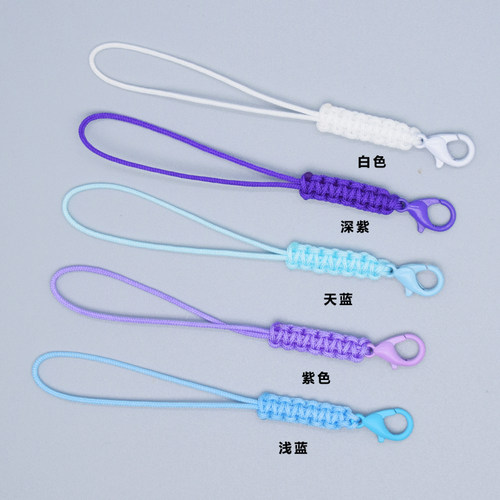 手工DIY编织绳平结扣饰品